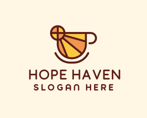 Coffee - Stained Glass Cafe logo design