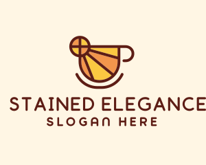 Stained Glass Cafe  logo design