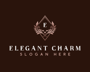 Elegant Floral Event logo design