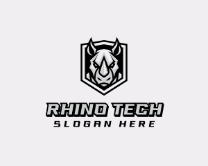 Rhino - Rhino Shield Streaming logo design