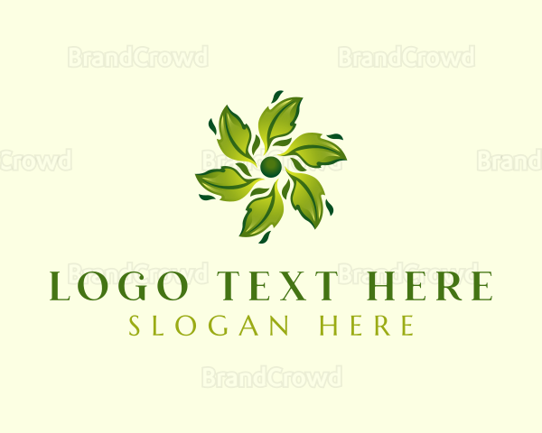 Organic Natural Leaf Logo