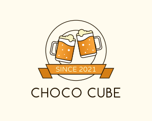 Mug - Beer Mug Badge logo design