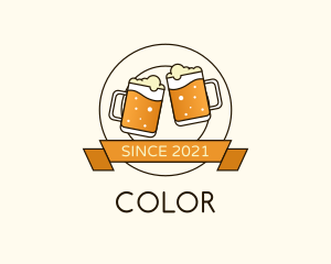 Tavern - Beer Mug Badge logo design