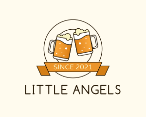 Beer Company - Beer Mug Badge logo design