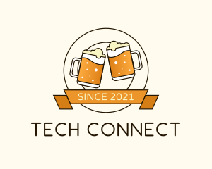 Craft Beer - Beer Mug Badge logo design