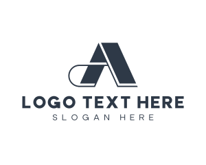 Professional Business Brand Letter A logo design
