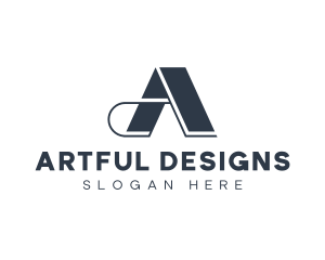 Professional Business Brand Letter A logo design