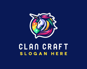 Clan - Unicorn Gaming Clan logo design