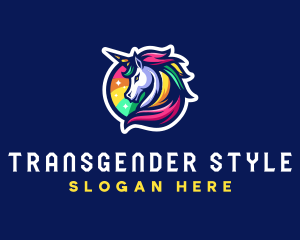 Transgender - Unicorn Gaming Clan logo design