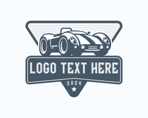 Race Car - Detailing Car Automobile logo design