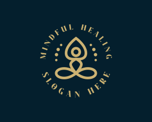 Therapist - Yoga Wellness Spa logo design