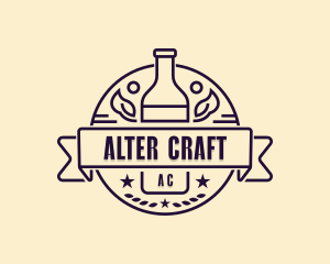 Beer Bottle Brewery logo design