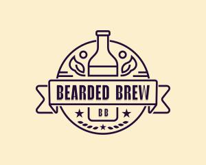 Beer Bottle Brewery logo design