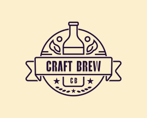 Beer Bottle Brewery logo design