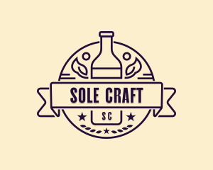 Beer Bottle Brewery logo design