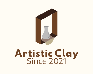 Ceramics - Wooden Shelf Design logo design
