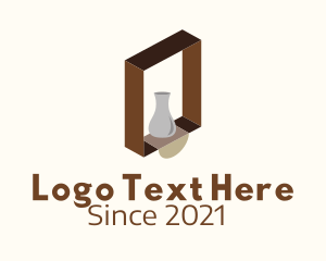 Wooden - Wooden Shelf Design logo design