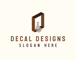 Wooden Shelf Design  logo design