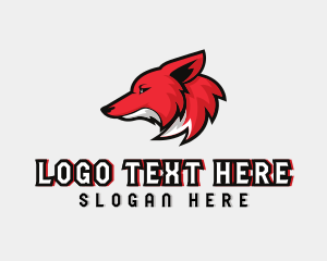 College - Esports Fox Coyote logo design