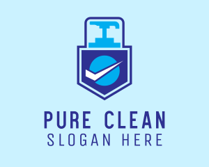 Sterilize - Hand Soap Protection Shield logo design