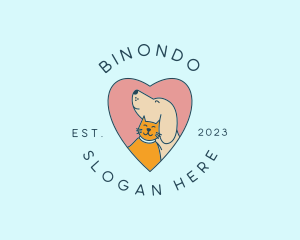 Siamese - Heart Pet Care Veterinary logo design