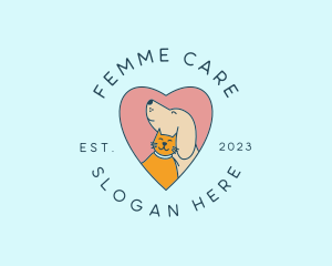 Heart Pet Care Veterinary logo design