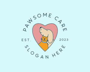 Heart Pet Care Veterinary logo design