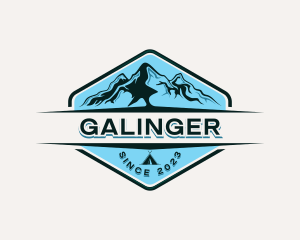 Adventure - Mountain Camping Adventure logo design