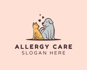 Dog Cat Grooming logo design