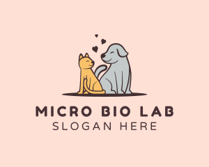 Dog Cat Grooming logo design