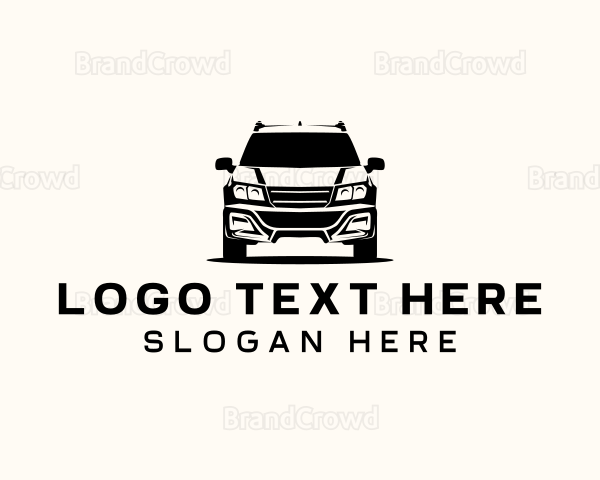 SUV Transportation Car Logo