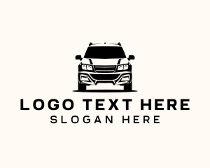 Wheels - SUV Transportation Car logo design
