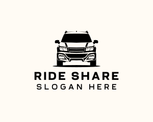 Carpool - SUV Transportation Car logo design