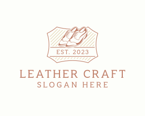 Leather - Vintage Leather Shoes logo design