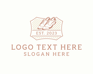 Loafer - Vintage Leather Shoes logo design