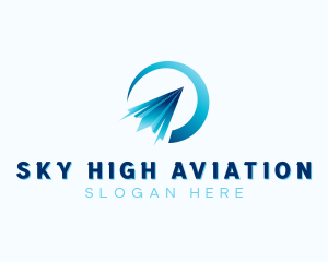 Aviation Plane Pilot logo design