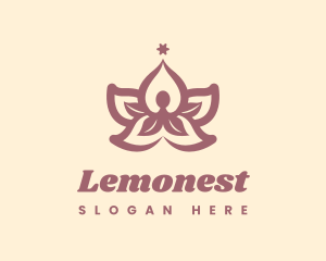 Treatment - Lotus Yoga Class logo design