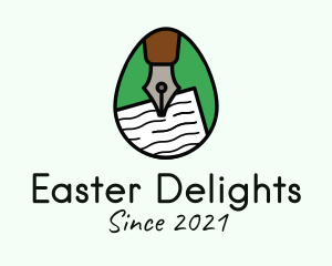 Publisher Pen Egg logo design