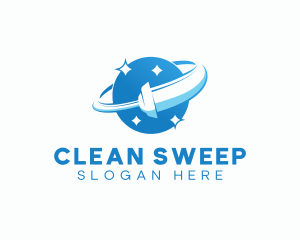 Sweeper - Shine Wiper Cleaning logo design
