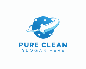 Shine Wiper Cleaning logo design