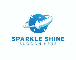 Shine Wiper Cleaning logo design