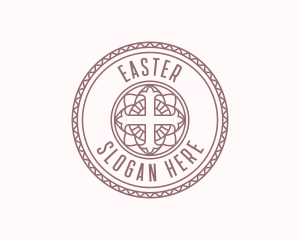 Fellowship - Church Catholic Cross logo design