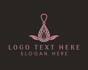 Jewelry - Feather Necklace Jewelry logo design