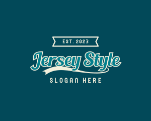 Jersey - Sports Varsity Banner logo design