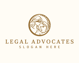 Justice Law Firm Attorney logo design