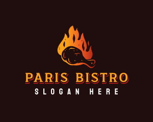 Grill Chicken Restaurant logo design