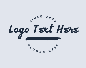 Handwriting - Handwritten Brushed Company logo design