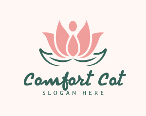 Lotus Blossom Yoga logo design