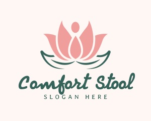 Lotus Blossom Yoga logo design