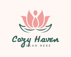 Comfort - Lotus Blossom Yoga logo design